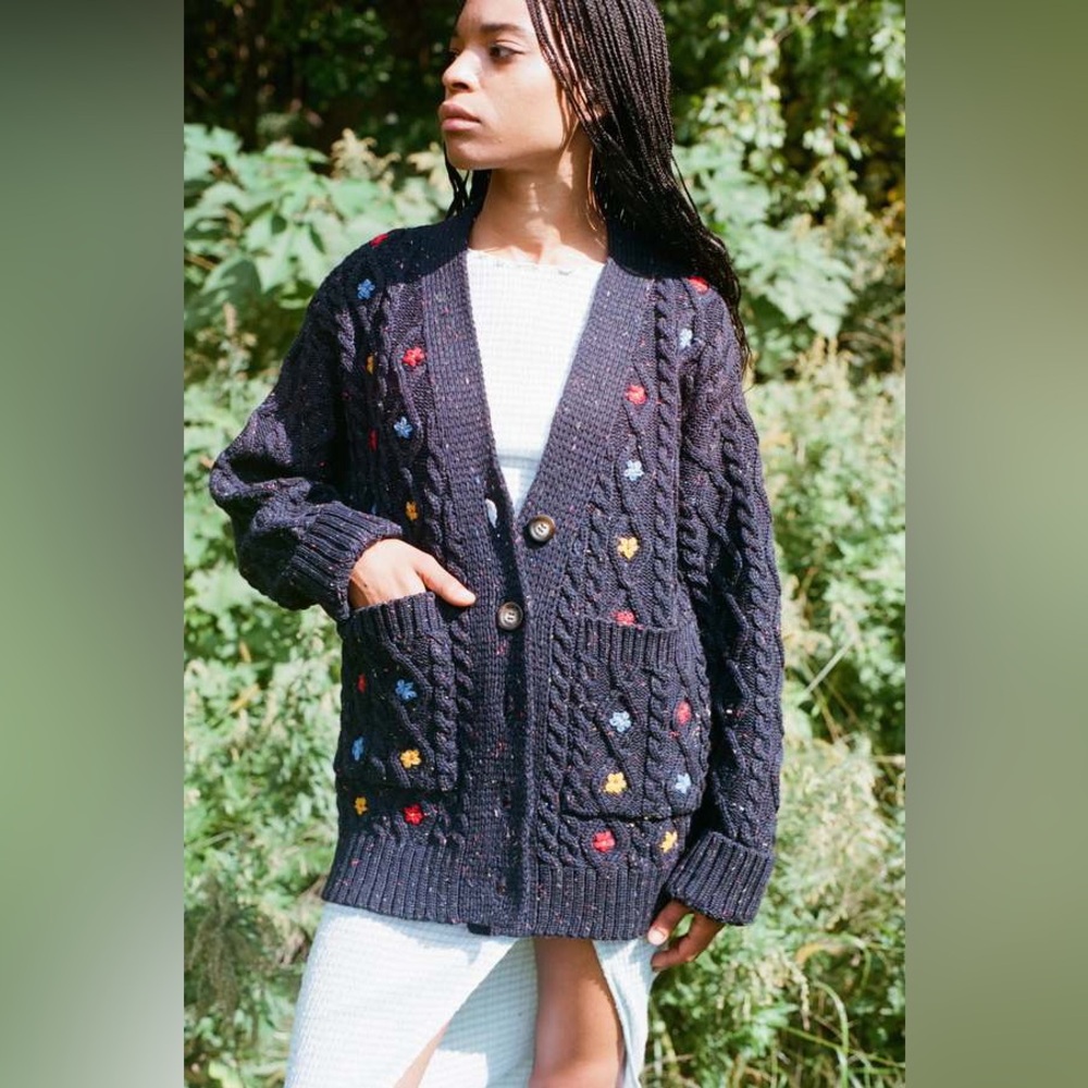 Garmentory Gigi Knitwear Wildflower Cardigan